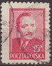 Poland - 1948 - Characters - 15 ZT - Red - Polonia, Characters, President - Scott 441 - President Boleslaw Bierut - 0